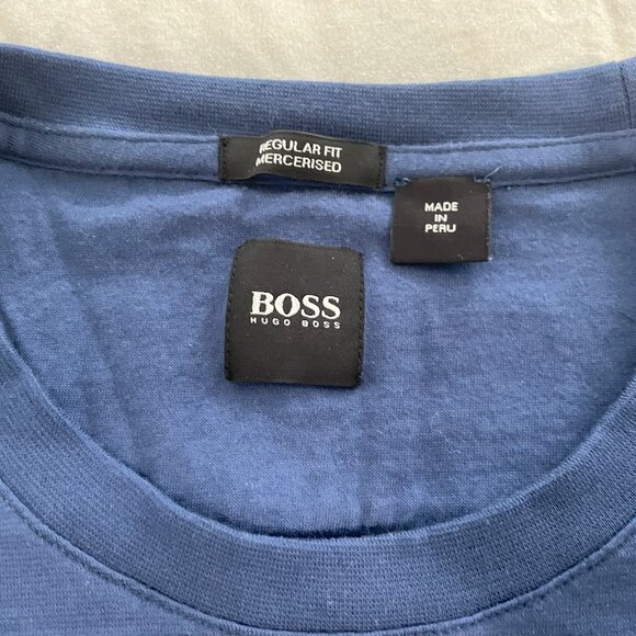 Mens Hugo Boss L/S T-Shirt Pima - Picture 2 of 5